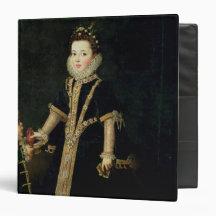 Girl with a dwarf, thought to be a portrait vinyl binder