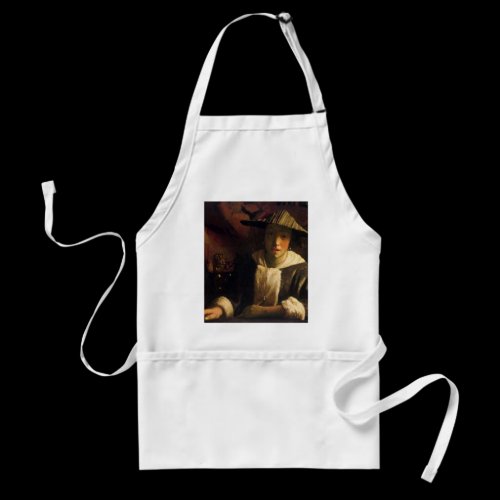 Girl with a flute by Johannes Vermeer Aprons