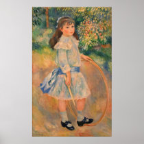 Girl with a Hoop Posters