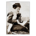 Girl With a Kodak cards by bhbphotos Girl With a Kodak cards
