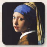 Girl with a Pearl Earring Coasters