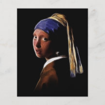 Girl with a Pearl Earring Digital Painting Vermeer Personalized Flyer