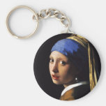 Girl with a Pearl Earring Key Chain