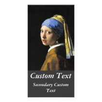 Girl With a Pearl Earring Photo Greeting Card