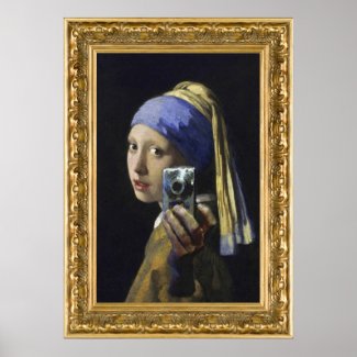 Girl with a Pearl Earring - self shot Posters