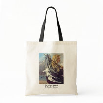 Girl With A Seagull By Courbet Gustave Bags