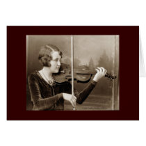 Girl With a Violin cards by bhbphotos Girl With a Violin cards