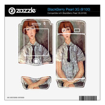 Girl with blouse by Amedeo Modigliani BlackBerry Skin