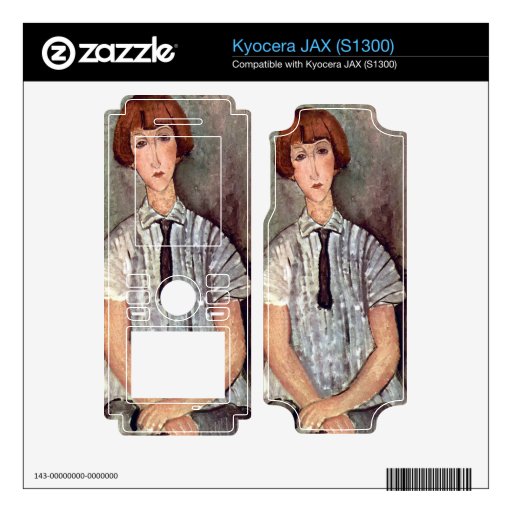 Girl with blouse by Amedeo Modigliani Kyocera JAX Decal
