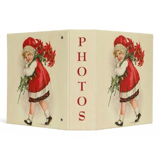Ellen H. Clapsaddle: Girl with Christmas Flowers