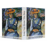 Girl With Doll By Paul Cézanne (Best Quality) Vinyl Binder