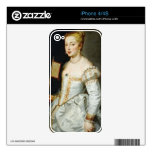 Girl with flag Peter Paul Rubens  oil portrait iPhone 4 Decal