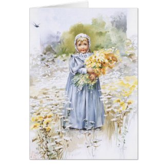 Girl with Flowers