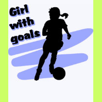 Girl with goals t-shirt by sports_tshirts Girl with goals t-shirt