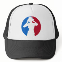 Girl with Headphones Cap Hat