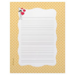 Girl with Hearts Motif - Letterhead Design