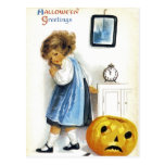 Girl with Jack o' Lantern Postcards