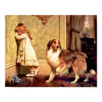 Girl with Pet Sheltie: "A Special Pleader" posters