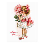 Girl with Rose Post Cards