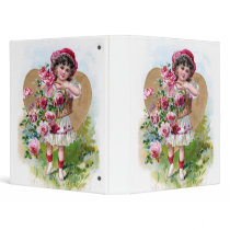 Girl with Roses Binder