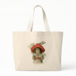 Girl with Snowballs Tote Bag