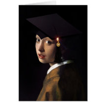 Girl with the Graduation Hat Cards
