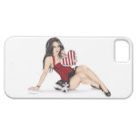 Girl with the heart Valentine iPhone Case iPhone 5 Cases