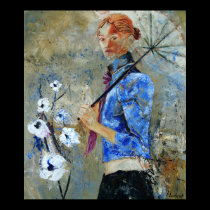 girl with  umbrella 67 posters