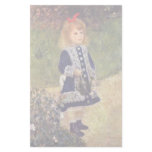 Girl With Watering Can By Pierre-Auguste Renoir Stationery Design