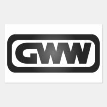 Girl Writes What Logo Rectangle Sticker