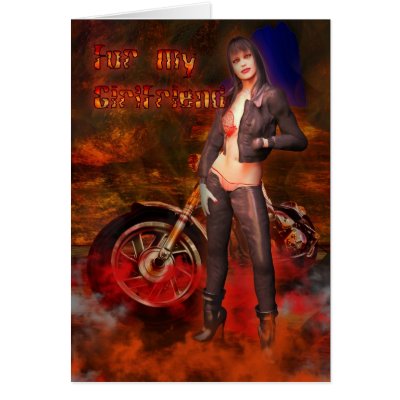 Girlfriend Birthday Sexy biker