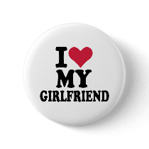 Girlfriend Pinback Button