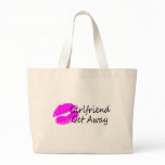 Girlfriend Get Away (Pink Kiss) Tote Bag