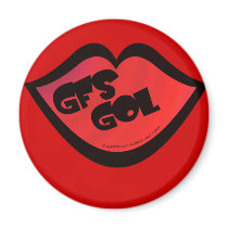 GIRLFRIEND GIGGLE OUT LOUD magnets by artworkbydarlene GIRLFRIEND GIGGLE OUT LOUD magnets
