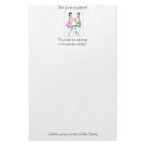 Girlfriend Therapy by Collene Kennedy Customized Stationery