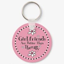 Girlfriend Therapy keychains by pinkinkart Girlfriend Therapy keychains