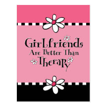 Girlfriend Therapy Post Card