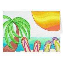 Girlfriends on Vacation Cards