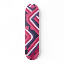 GirlFunk Pink retro skateboard
