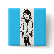 Girlie block print button