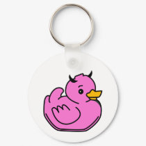Girlie Devil Ducky keychains