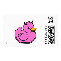 Girlie Devil Ducky postage by sixteenthkid Girlie Devil Ducky postage
