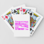 Girls 13th Birthdays : Pink Greatest 13 Year Old Bicycle Card Decks