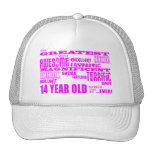 Girls 14th Birthdays : Pink Greatest 14 Year Old hats