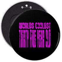 Girls 35 Birthdays Pink Worlds Coolest Thirty Five