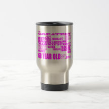 Girls 60th Birthdays : Pink Greatest 60 Year Old Coffee Mug