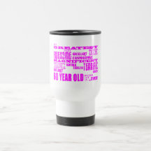 Girls 60th Birthdays : Pink Greatest 60 Year Old Coffee Mugs