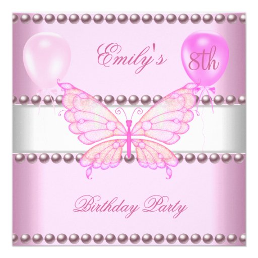 Butterfly Party Invitation