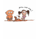 Girls are evil t-shirts