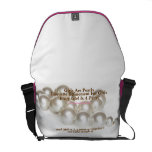 Girls Are Pearls Rickshaw Messenger Bag
